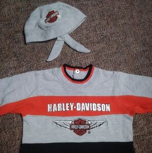 Vintage Harley Davidson Baby Infant Onesie 12M